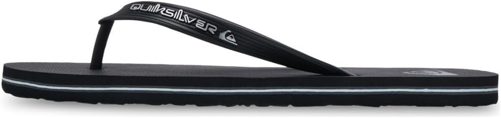 image:imageQuiksilver mens Molokai 3 Point Flip Flop SandalsBlack Silver