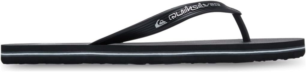 image:imageQuiksilver mens Molokai 3 Point Flip Flop SandalsBlack Silver