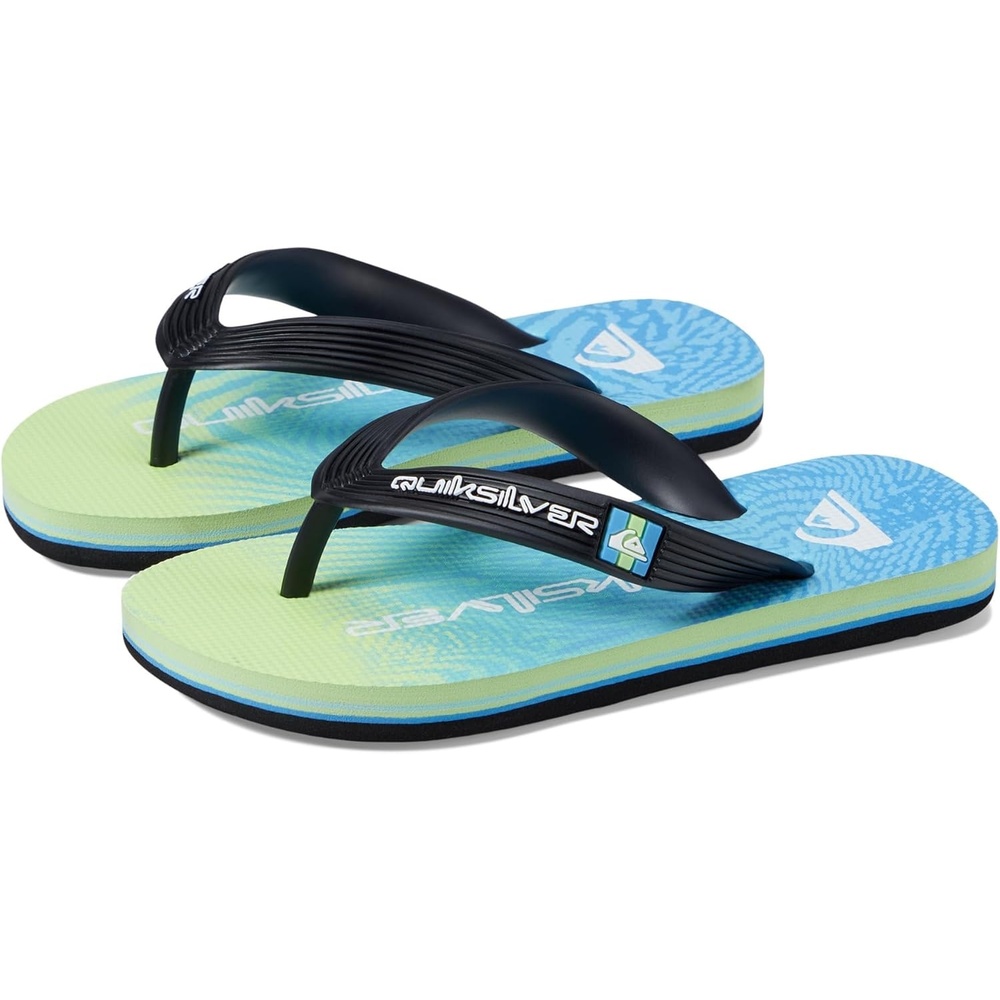 image:imageQuiksilver Boys Boys Molokai Art Flip Flop YouthBlueBlueGreen 233