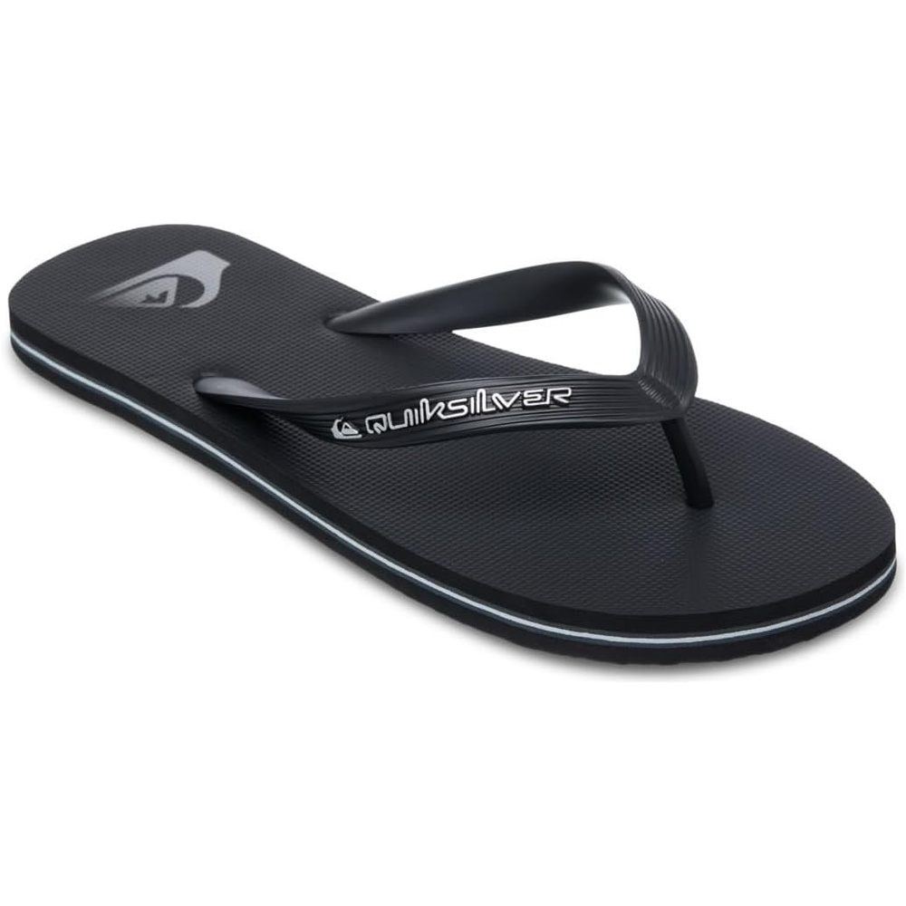 image:imageQuiksilver mens Molokai 3 Point Flip Flop SandalsBlack Silver