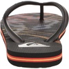 Quiksilver Boys Boy’s Molokai Art Flip Flop Youth(Black/Black/Yellow 233)