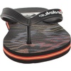 Quiksilver Boys Boy’s Molokai Art Flip Flop Youth(Black/Black/Yellow 233)