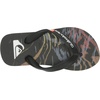 Quiksilver Boys Boy’s Molokai Art Flip Flop Youth(Black/Black/Yellow 233)