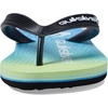 Quiksilver Boys Boy’s Molokai Art Flip Flop Youth(Blue/Blue/Green 233)