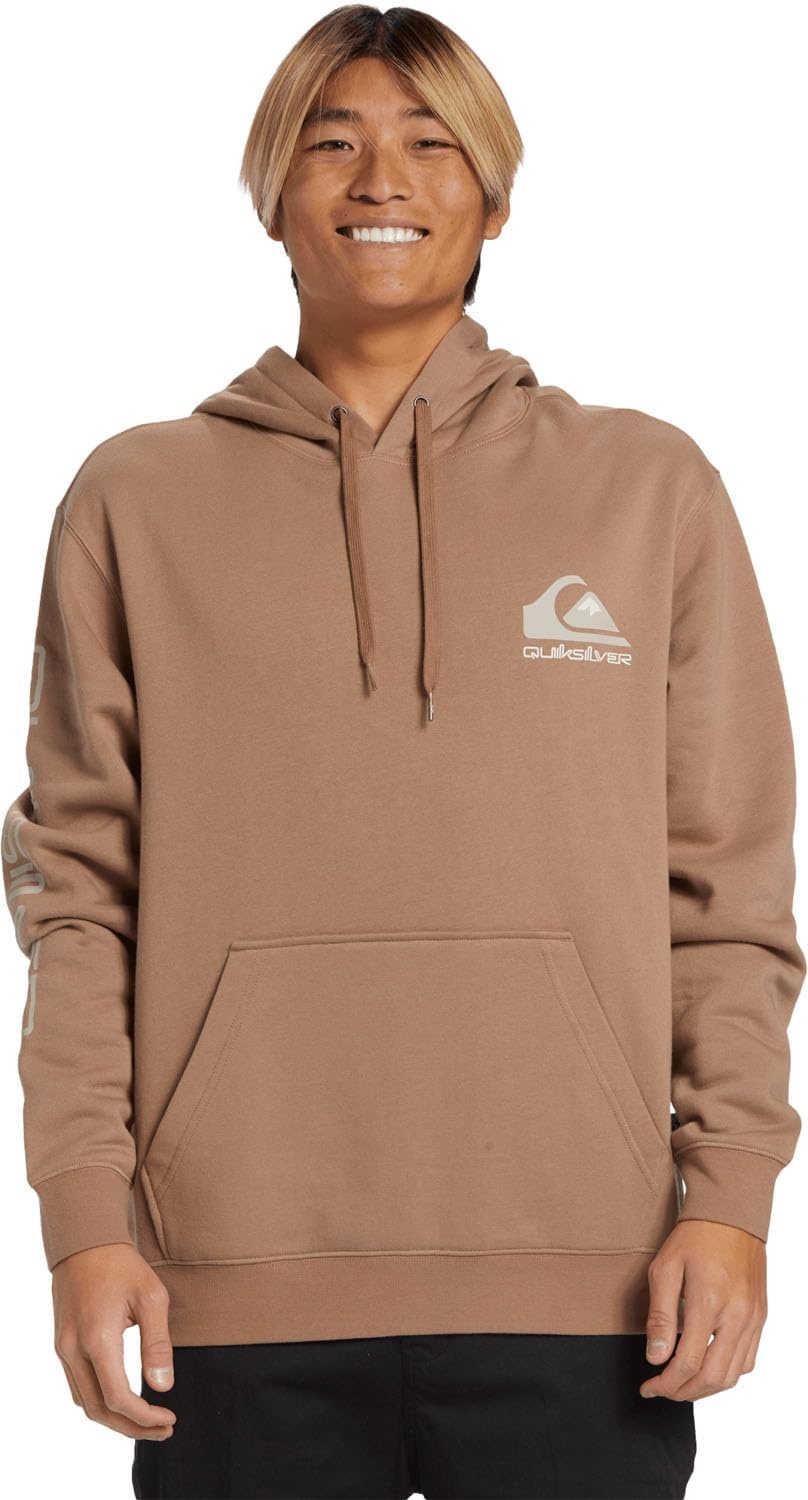 image:imageQuiksilver Mens Omni Logo Hoodie Color Portabella Size XLarge