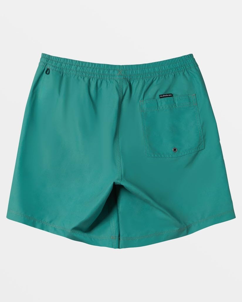 image:imageQuiksilver Mens Everyday Solid Volley 17 Elastic Waist Volley Swim TrunkFrosty Spruce