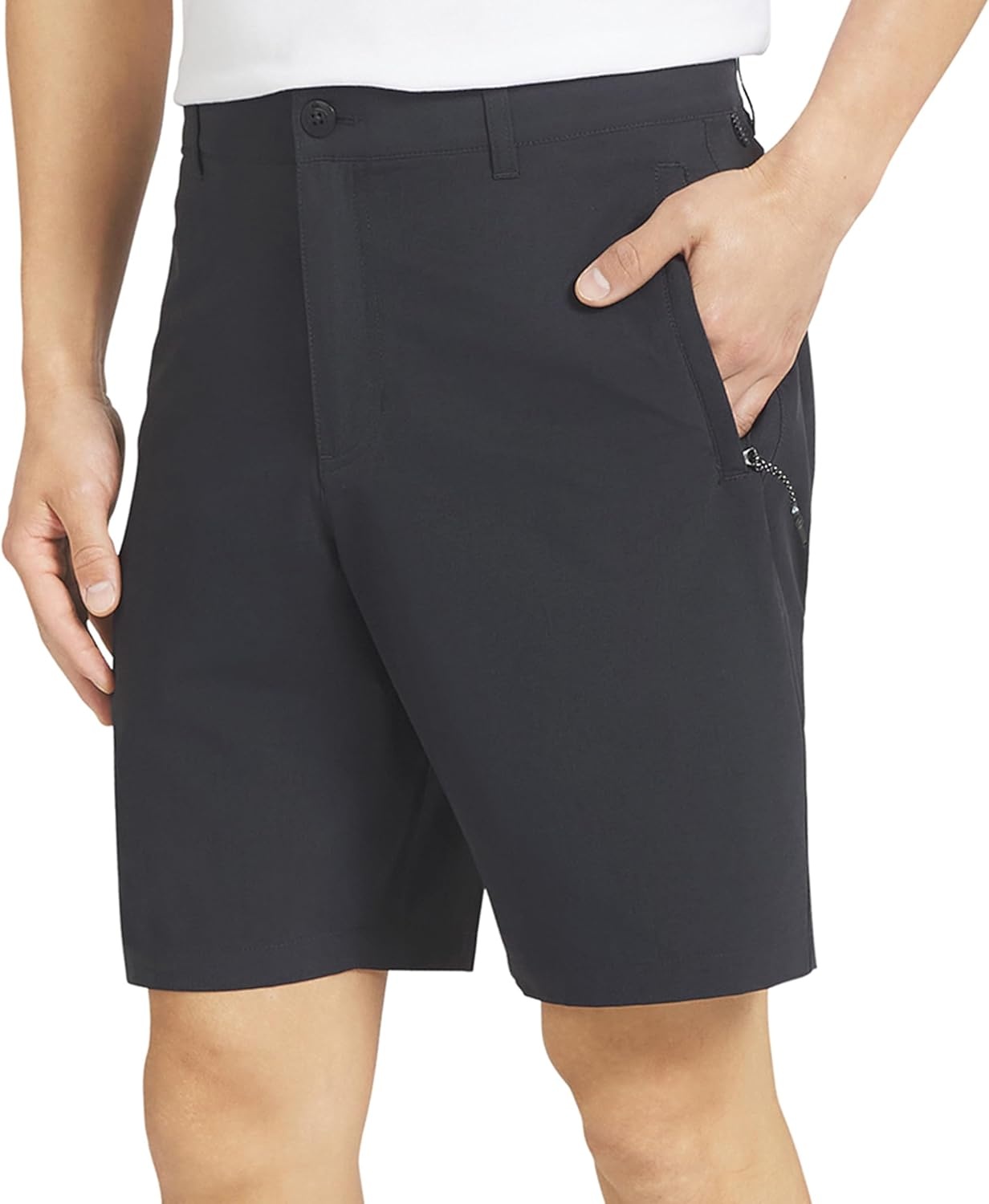 image:imageQuiksilver Mens Quick Dry Performance Fixed Waist 7 Inch Water Friendly Hybrid ShortsAnthracite
