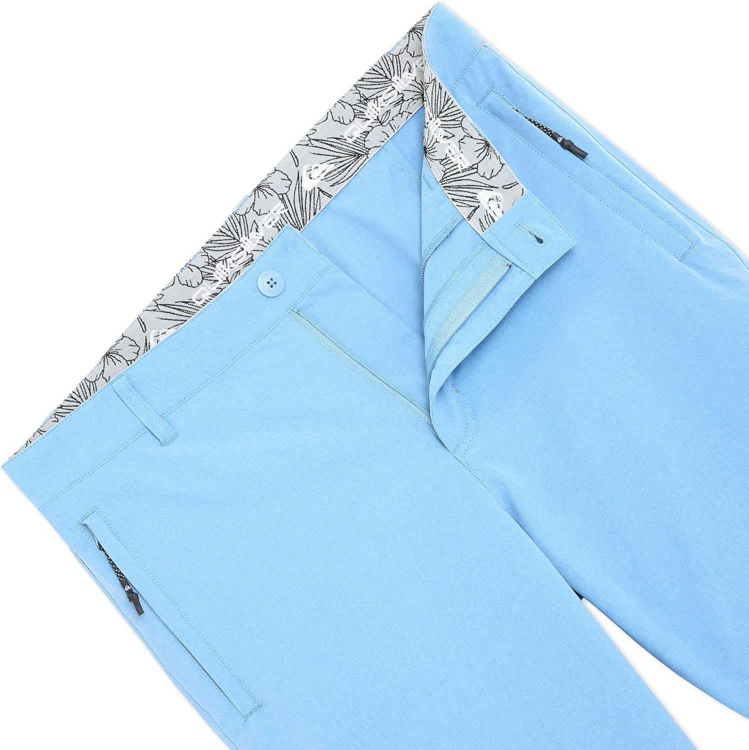 image:imageQuiksilver Mens Quick Dry Performance Fixed Waist 7 Inch Water Friendly Hybrid ShortsBlue Shadow