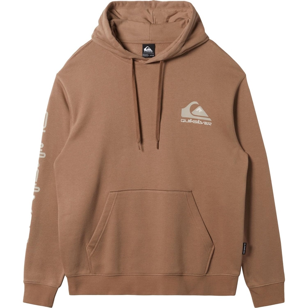 image:imageQuiksilver Mens Omni Logo Hoodie Color Portabella Size XLarge