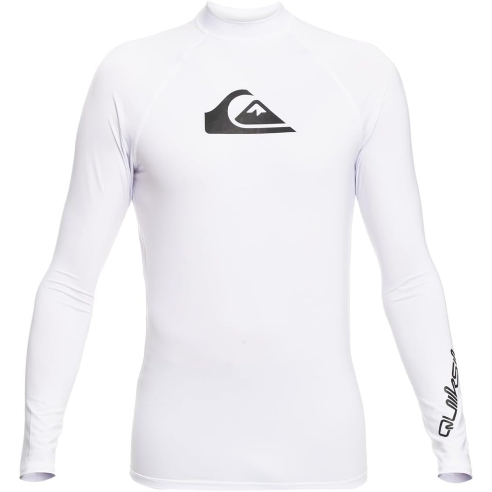image:imageQuiksilver Mens All Time Long Sleeve UPF 50 RashguardFiery Coral