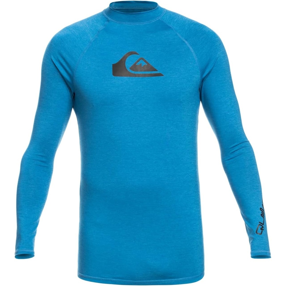 image:imageQuiksilver Mens All Time Long Sleeve UPF 50 RashguardVallarta Blue Heather