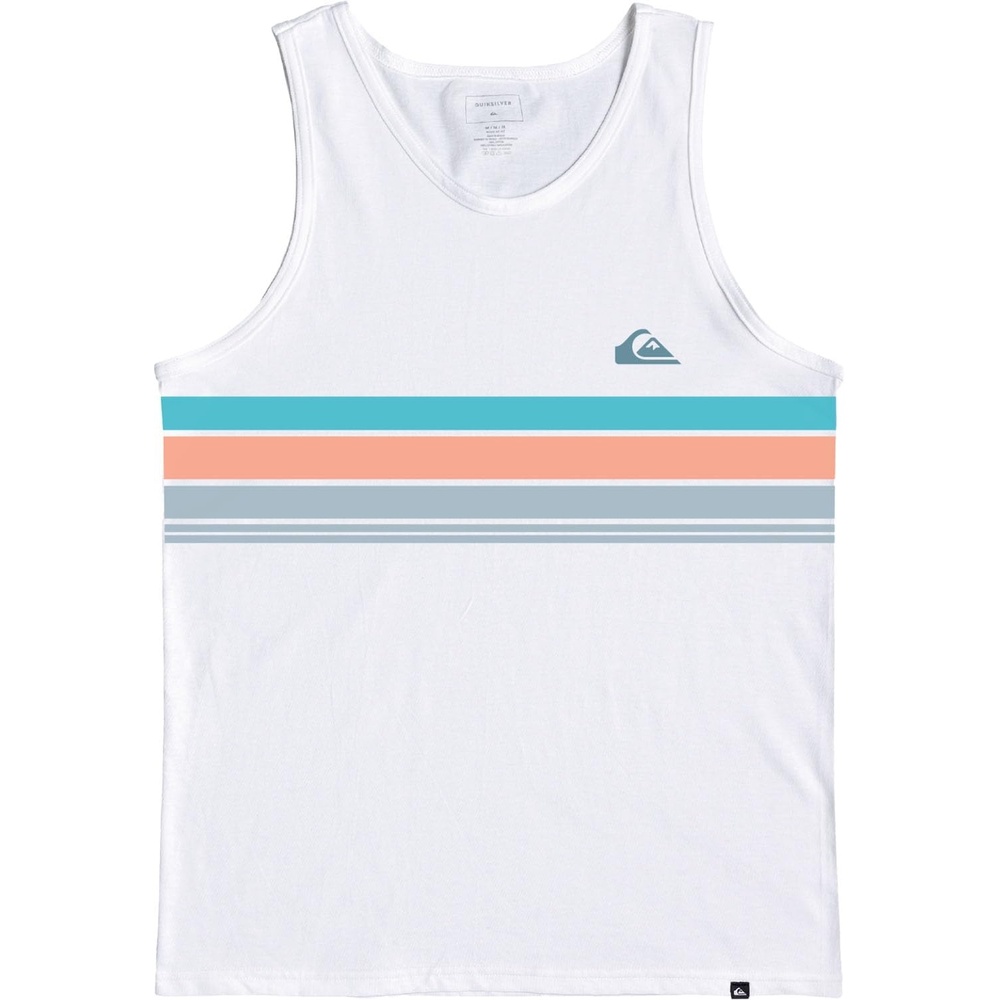 image:imageQuiksilver Mens Everyday Stripe Tank Tee ShirtWhite