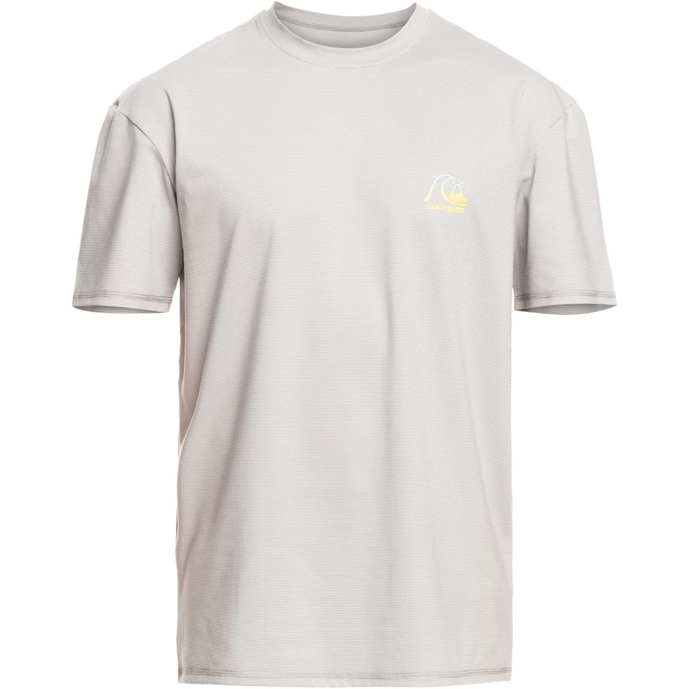 image:imageQuiksilver Mens Heritage Heather Ss Short Sleeve Rashguard Surf TeeSleet Heather