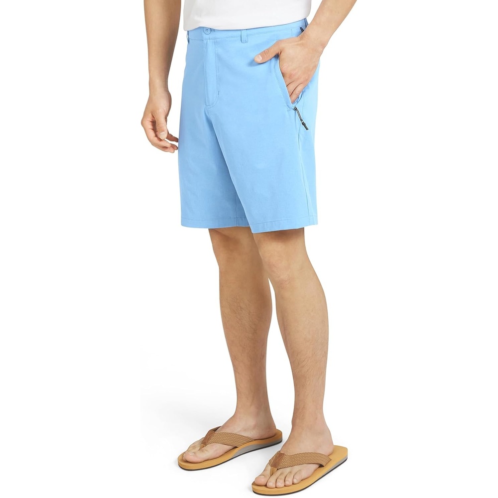 image:imageQuiksilver Mens Quick Dry Performance Fixed Waist 7 Inch Water Friendly Hybrid ShortsBlue Shadow
