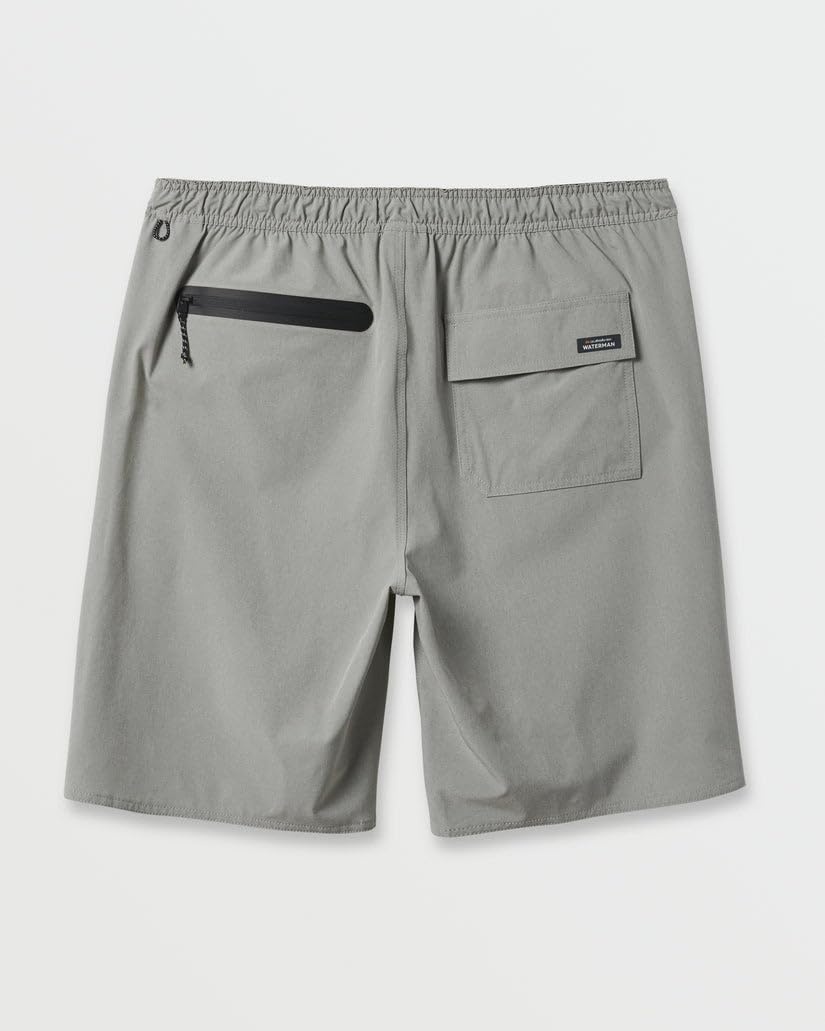 image:imageQuiksilver Mens SUVA Amphibian Shorts Color Light Grey HTH Size XXLarge