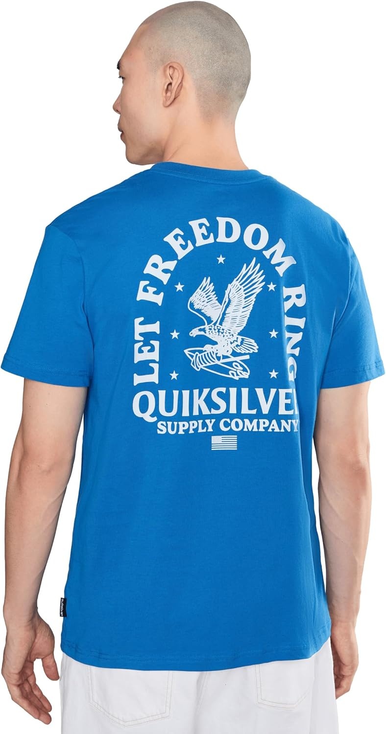 image:imageQuiksilver Mens Freedom Ring Screen TeeNebulas Blue