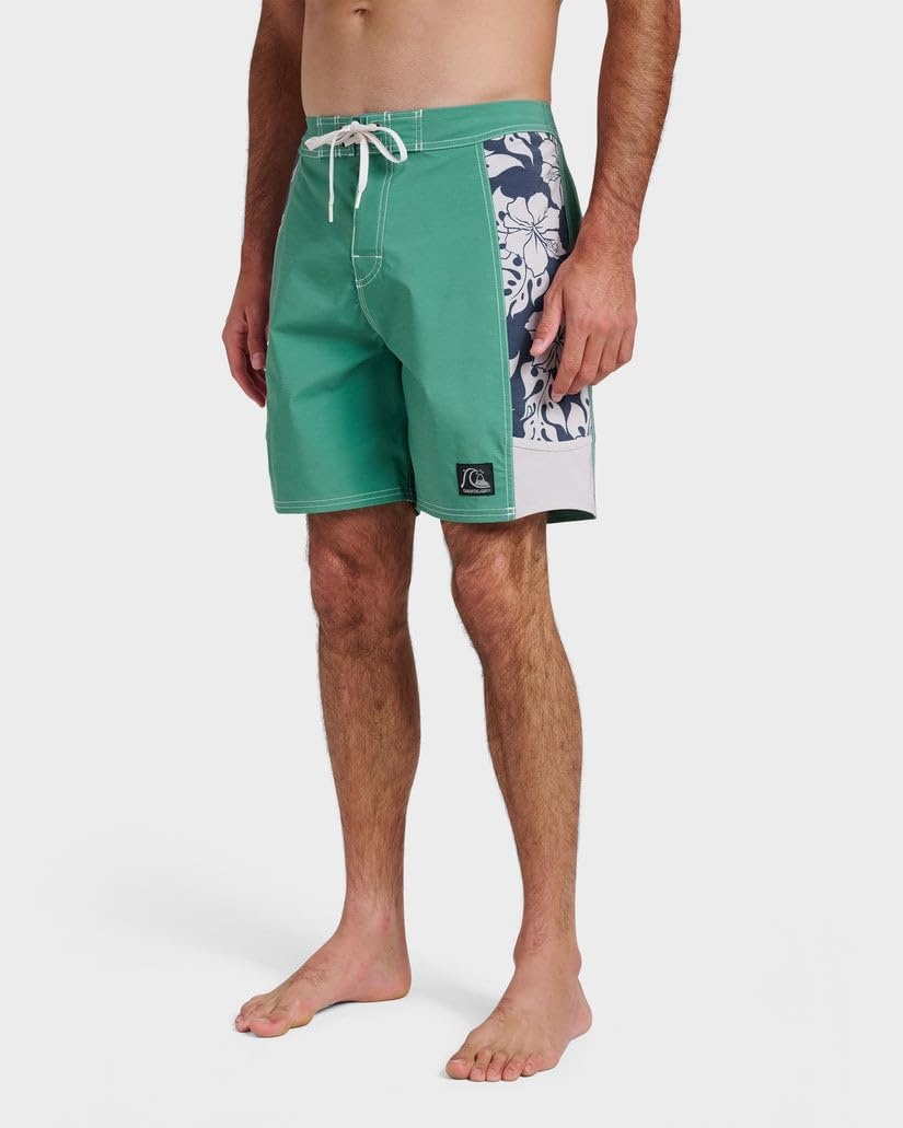image:imageQuiksilver Mens Original Scallop 18 Boardshort Swim TrunkDeep Sea