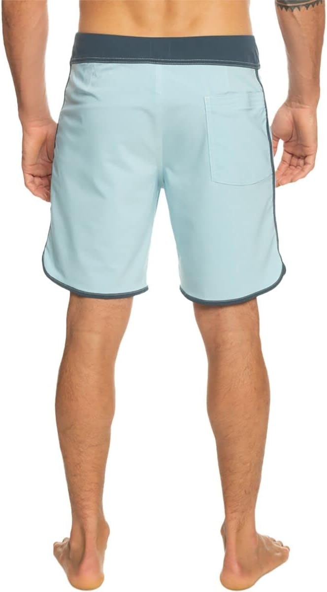 image:imageQuiksilver Mens Original Scallop 18 Boardshort Swim TrunkSky Blue