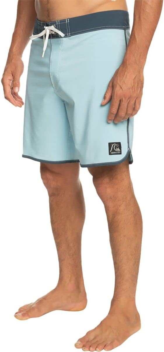 image:imageQuiksilver Mens Original Scallop 18 Boardshort Swim TrunkSky Blue