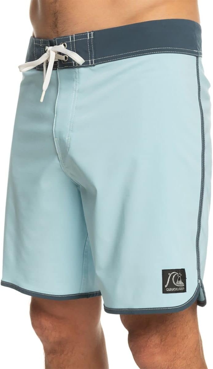 image:imageQuiksilver Mens Original Scallop 18 Boardshort Swim TrunkSky Blue