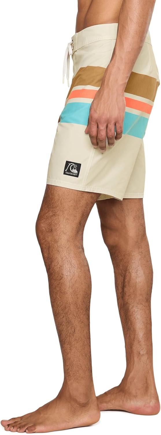 image:imageQuiksilver Mens Original Straight Leg 18 BoardshortsBone White