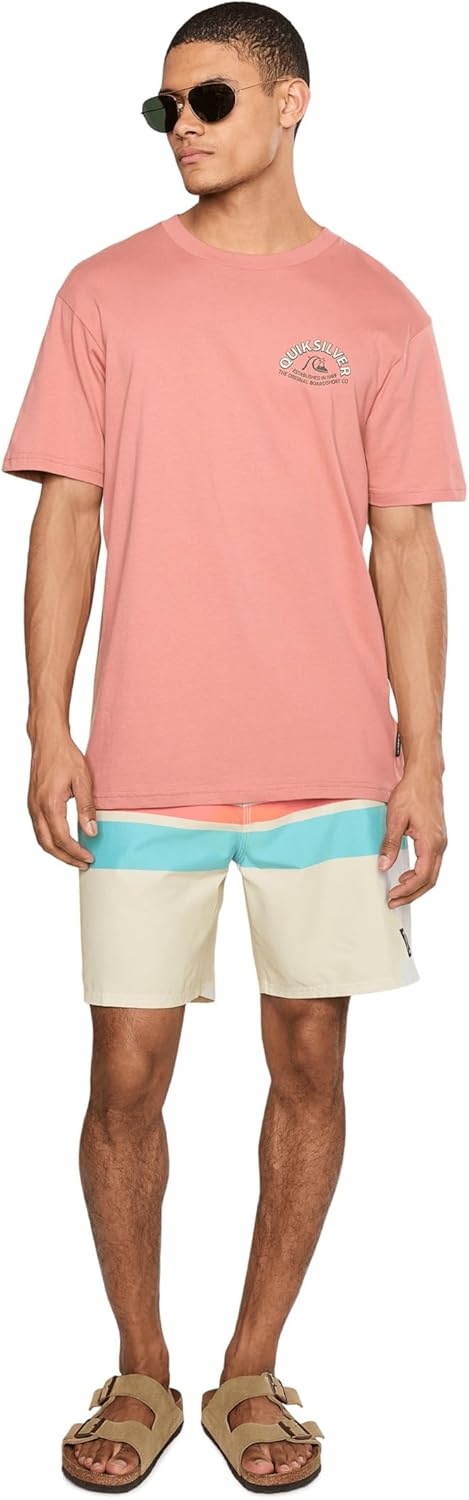 image:imageQuiksilver Mens Original Straight Leg 18 BoardshortsBone White