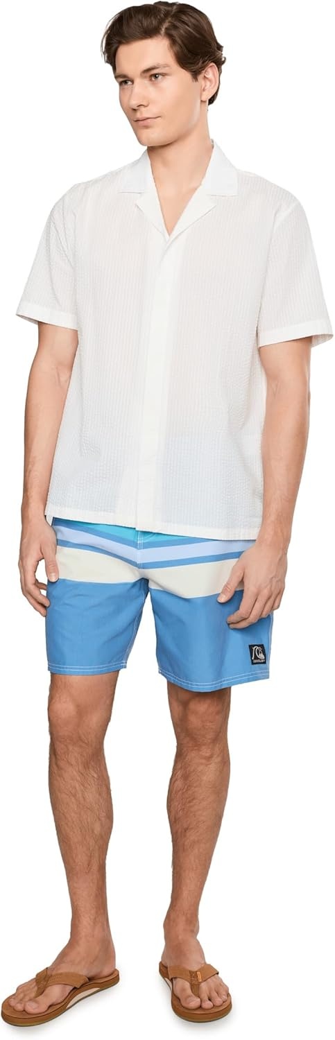image:imageQuiksilver Mens Original Straight Leg 18 BoardshortsRiviera