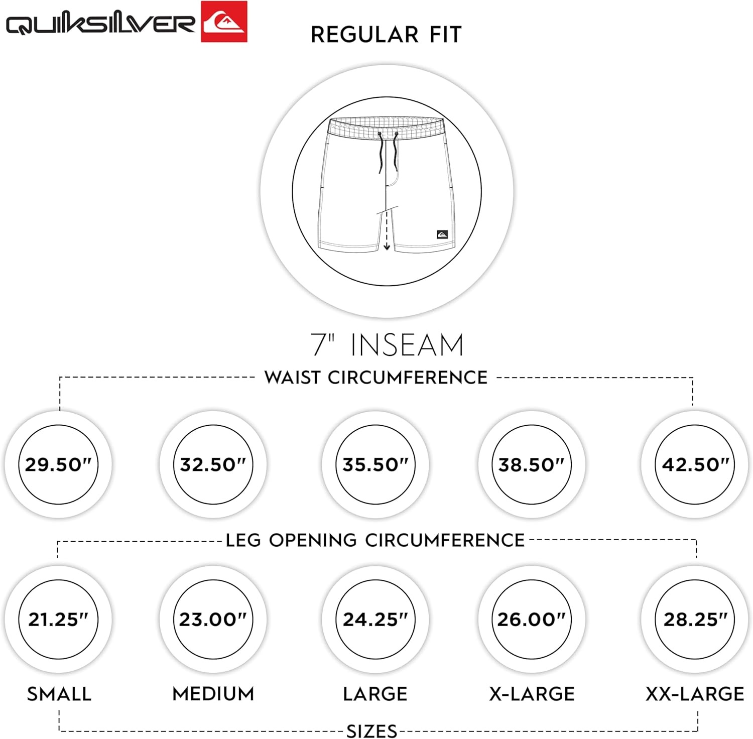 image:imageQuiksilver Mens Swimwear Regular Fit Stretchable Comfort Liner Swim Trunks SXXLFloral Design Total Eclipse