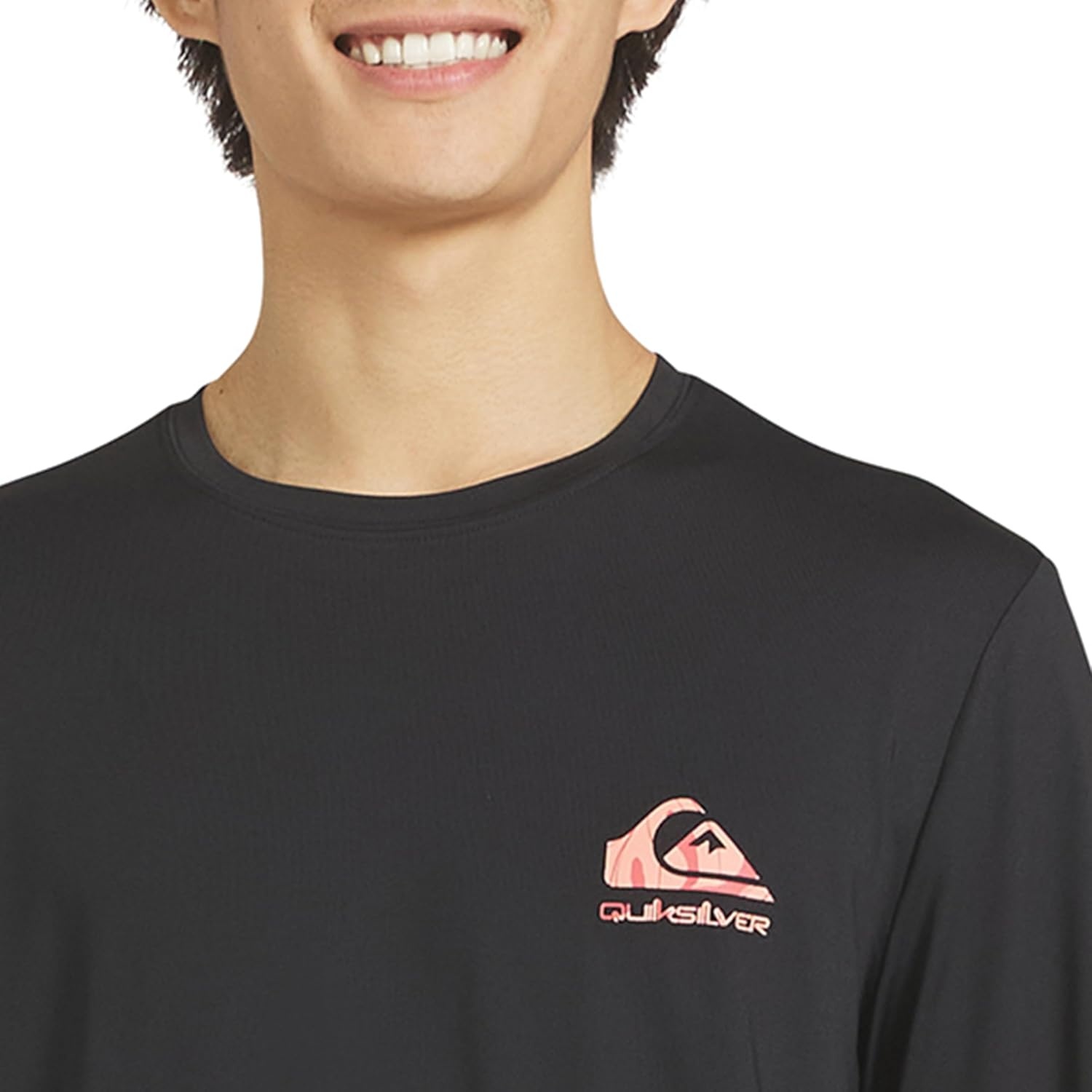 image:imageQuiksilver Mens Swimwear Regular Fit UPF 50 Long Sleeve Sun Tee Rash Guard Shirt SXXLAnthracite