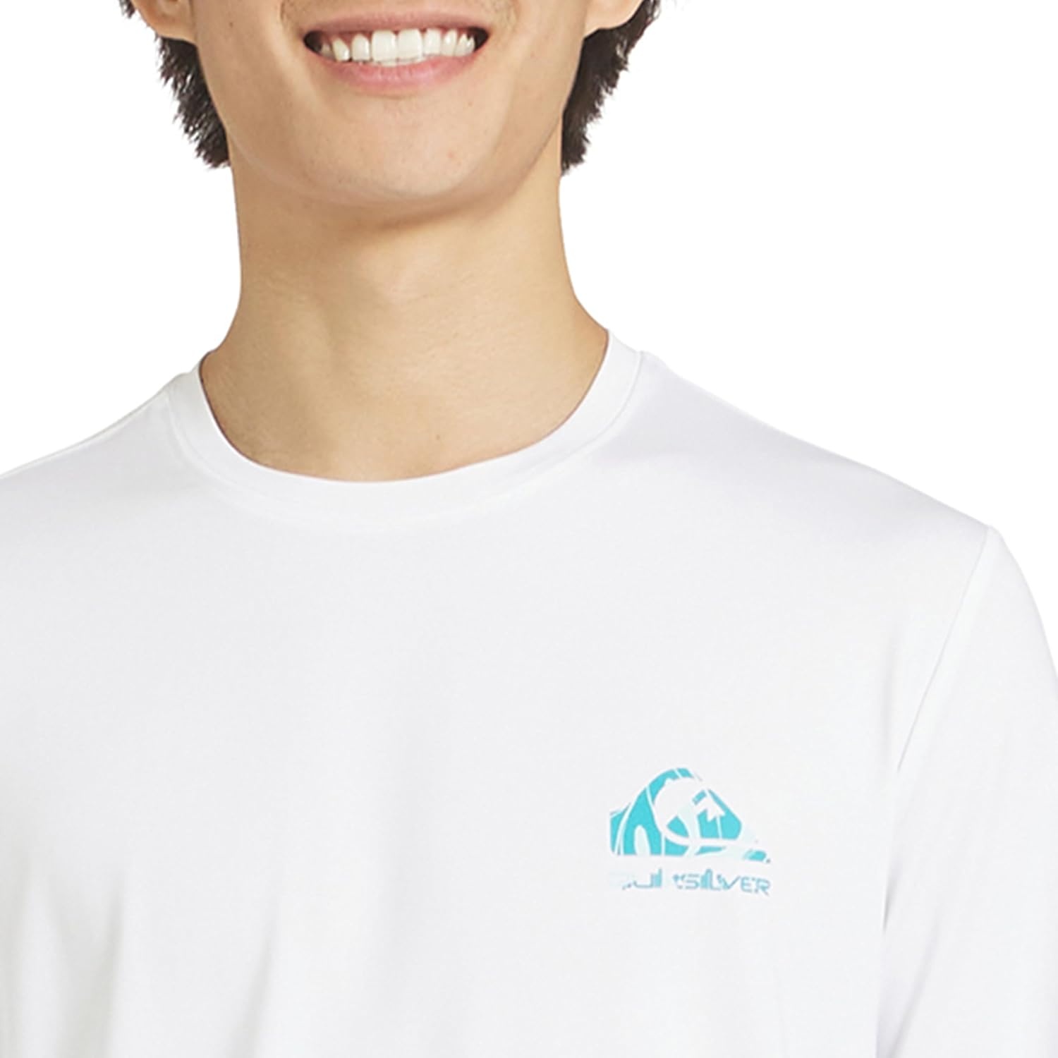 image:imageQuiksilver Mens Swimwear Regular Fit UPF 50 Long Sleeve Sun Tee Rash Guard Shirt SXXLBright White