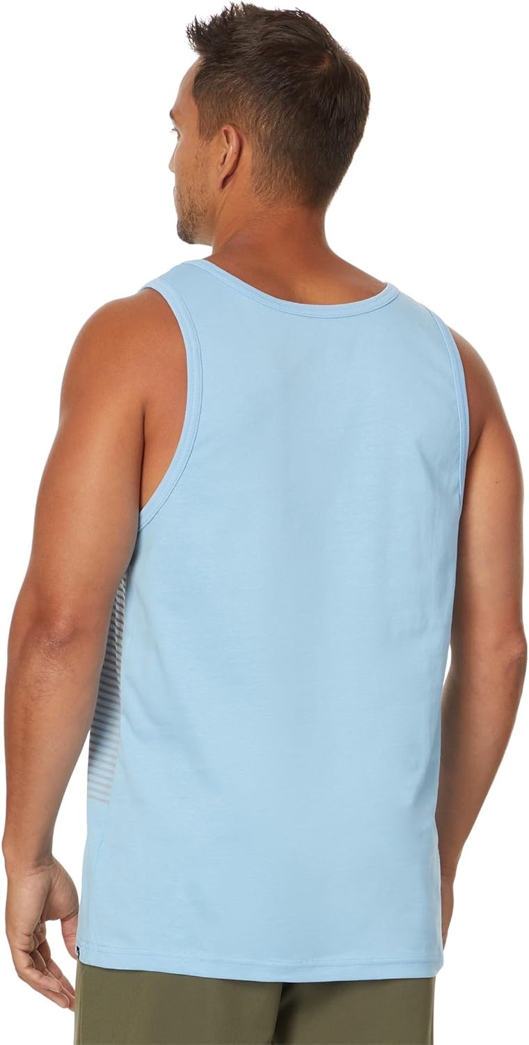 image:imageQuiksilver Mens Tijuana Stripe Tank Mj0 Screen TeeBlue Bell