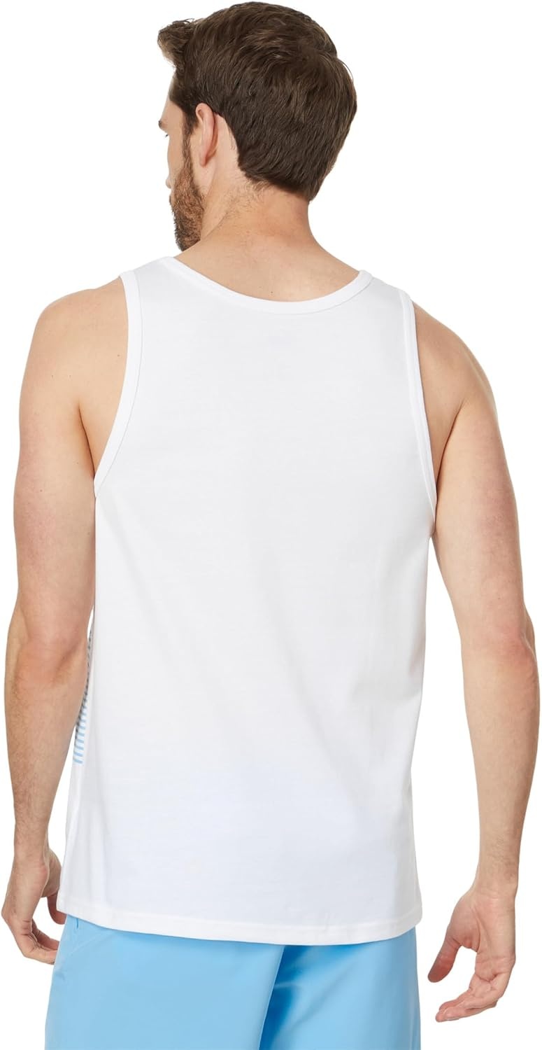 image:imageQuiksilver Mens Tijuana Stripe Tank Mj0 Screen TeeWhite