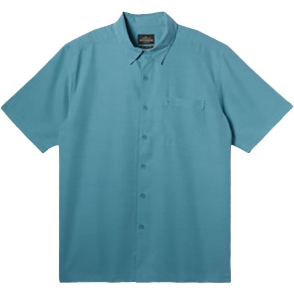 image:imageQuiksilver Mens Centinela 4 Woven Shirt Color Reef Waters Centinella Size Medium