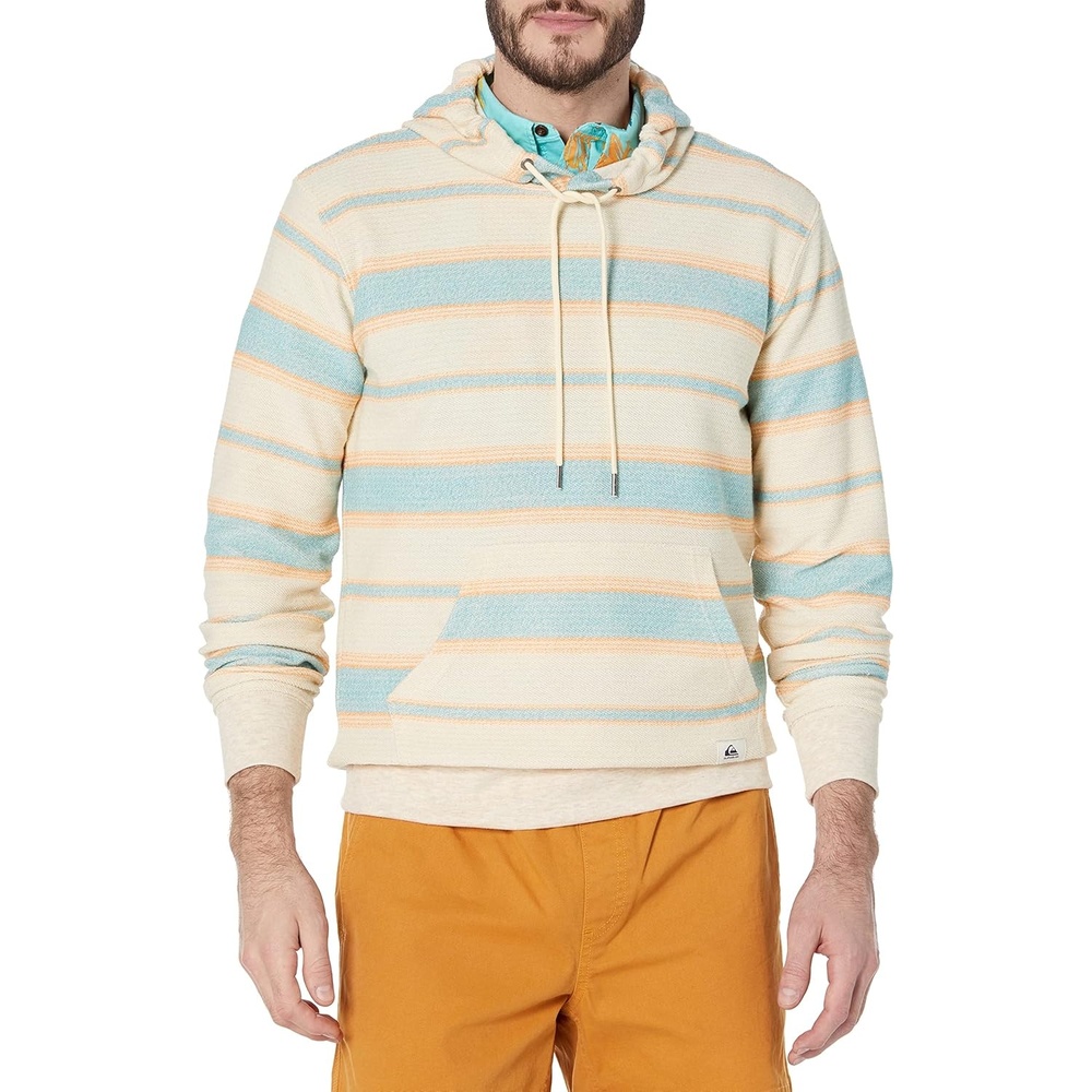 image:imageQuiksilver Great Otway Hoodie Fleece SweatshirtCameo Blue Great Otway