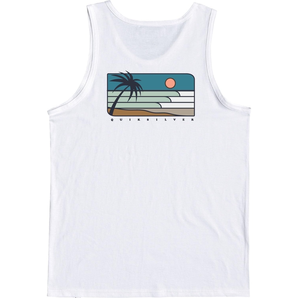 image:imageQuiksilver Mens Line Up Tank Mt1 Screen TeeWhite