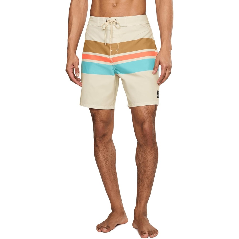 image:imageQuiksilver Mens Original Straight Leg 18 BoardshortsBone White