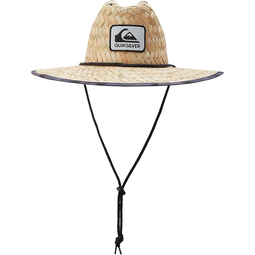 image:imageQuiksilver Mens Outsider Straw Lifegaurd HatBlack Grey Camo