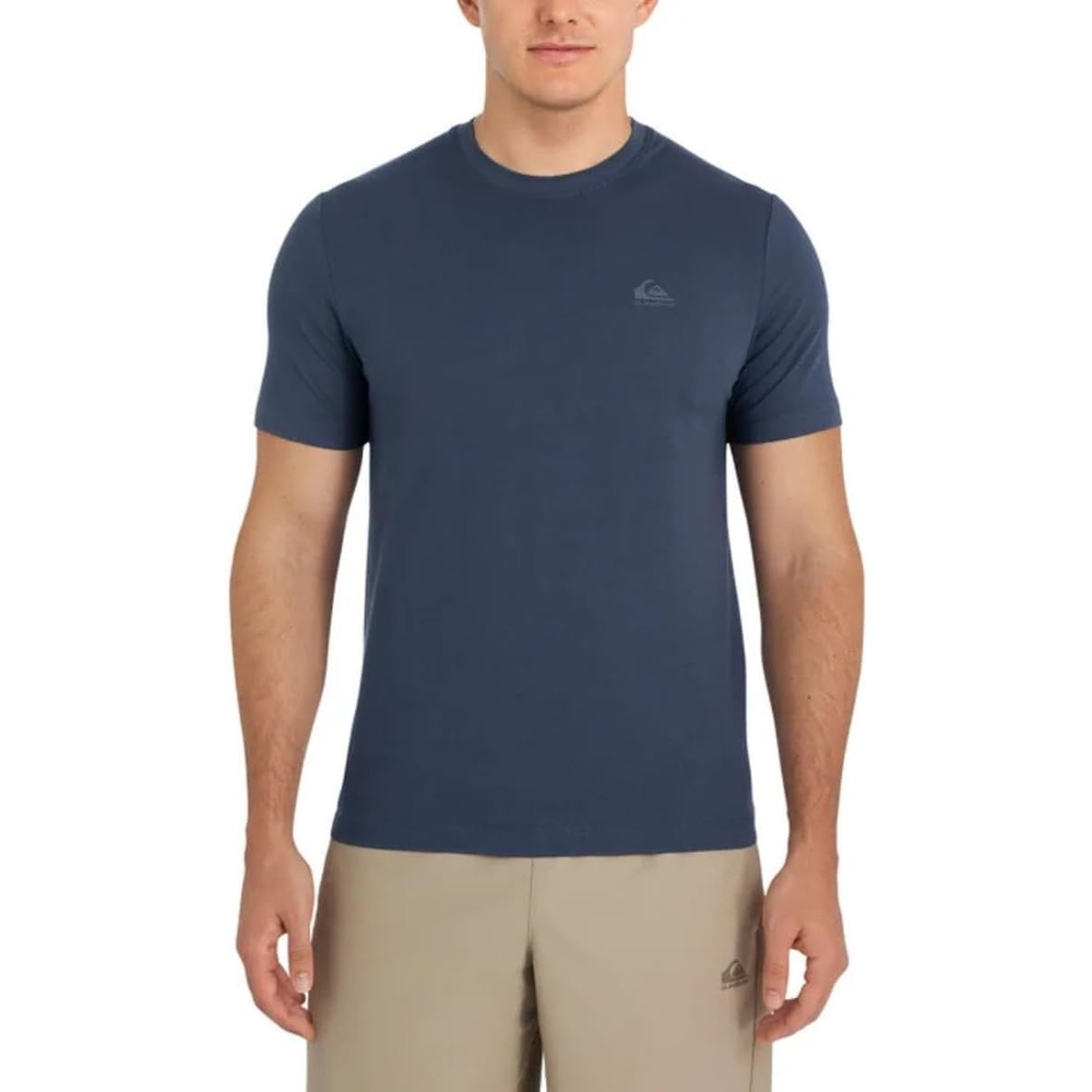 image:imageQuiksilver Mens Swimwear Regular Fit UPF 50 Short Sleeve Sun TeeBlue Shadow