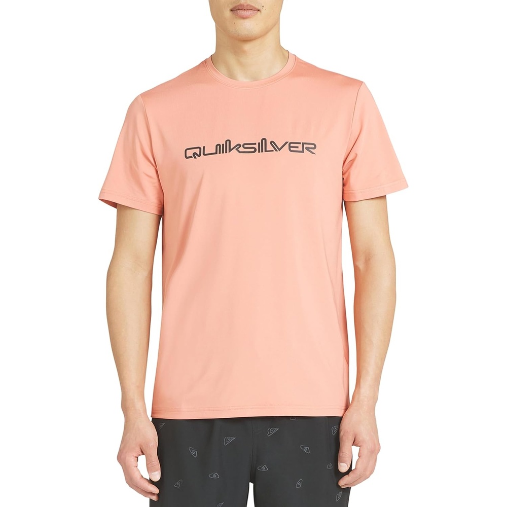 image:imageQuiksilver Mens Swimwear Regular Fit UPF 50 Short Sleeve Sun TeeDesert Sand