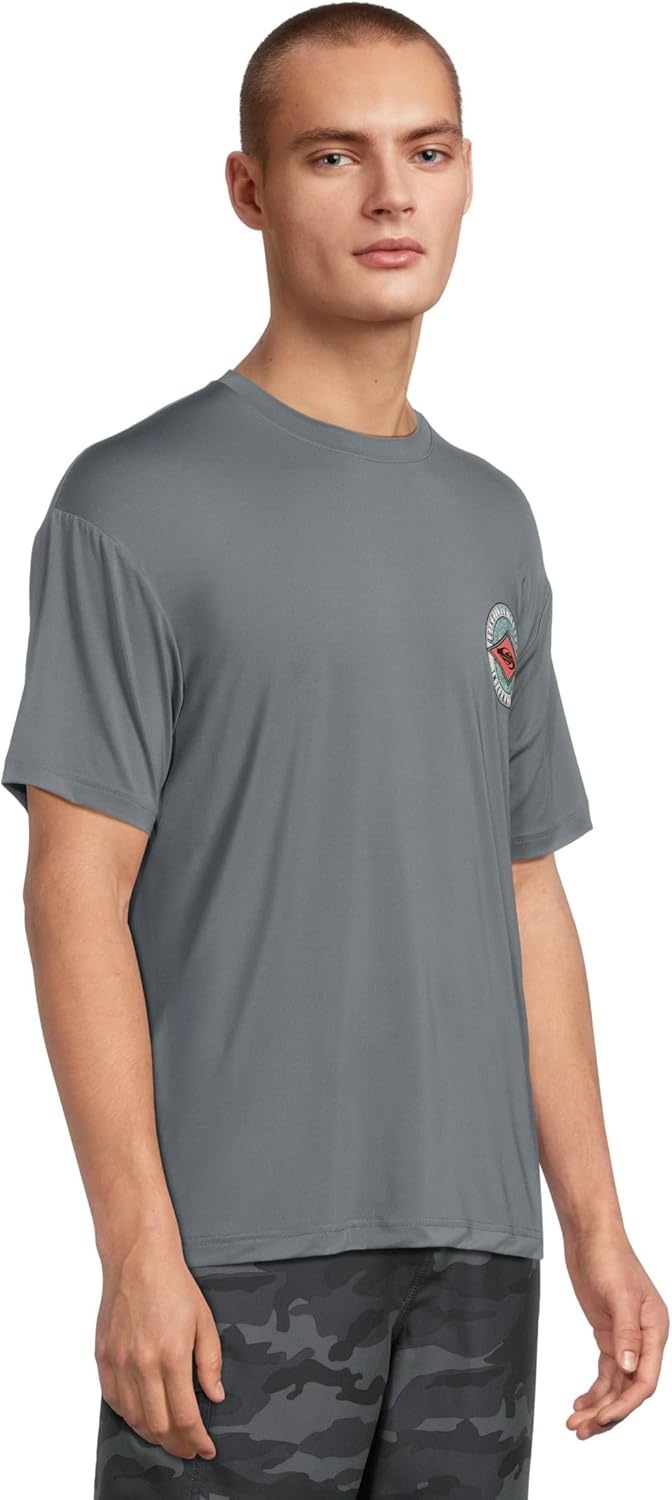 image:imageQuiksilver Mens Everyday Surf Tee Shorts Sleeve Surf TeeGranite Gray