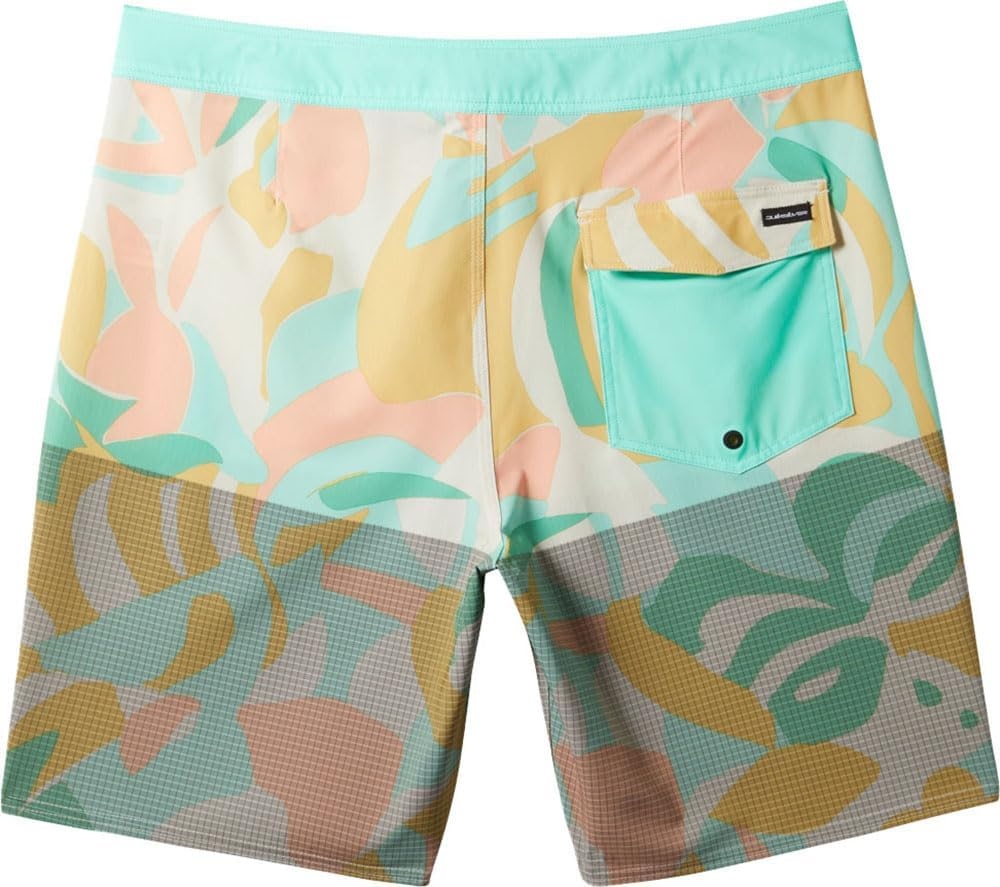 image:imageQuiksilver Mens Highline Straight Leg 19 Boardshorts Swim TrunkBeveled Glass