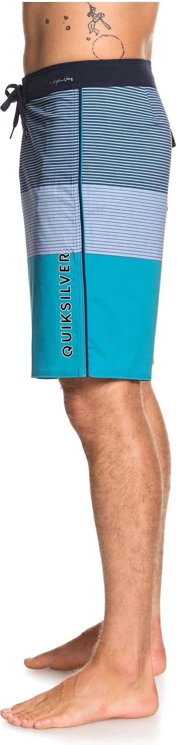 image:imageQuiksilver Mens Mens Highline Massive 20 Inch Outseam Stretch Boardshort Swim TrunkCaribbean Sea