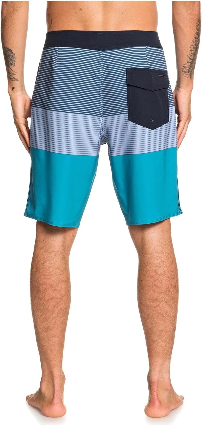 image:imageQuiksilver Mens Mens Highline Massive 20 Inch Outseam Stretch Boardshort Swim TrunkCaribbean Sea