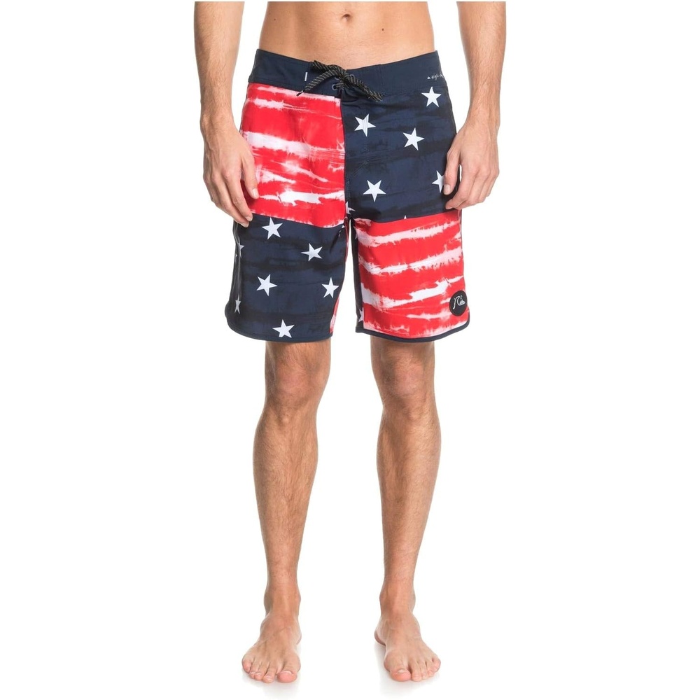 image:imageQuiksilver Mens Highline Freedom Quad 19 Boardshort Swim TrunkNavy Blazer