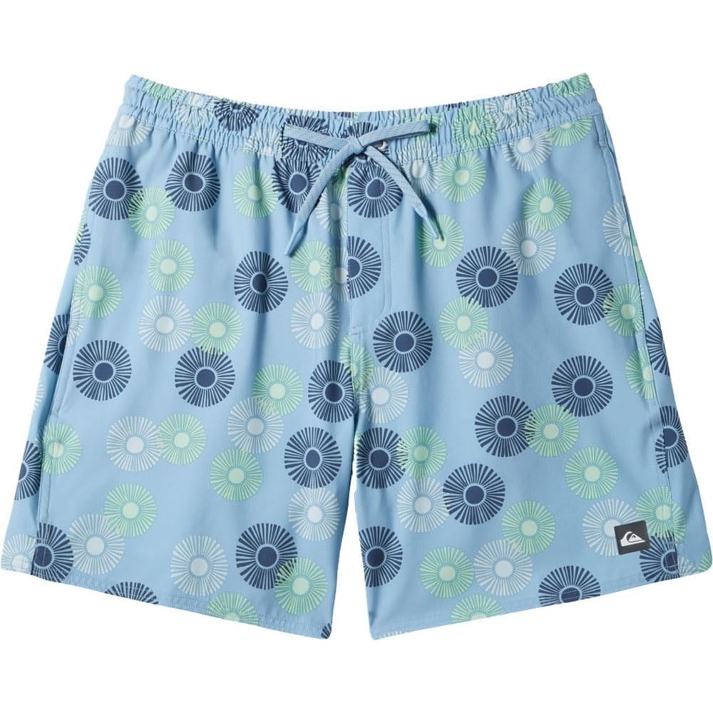 image:imageQuiksilver Mens Urchin Volley 17 Elastic Waist Swim TrunksUrchinDusk Blue
